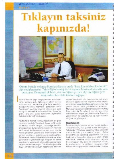 Tıklayın Taksiniz kapınızda